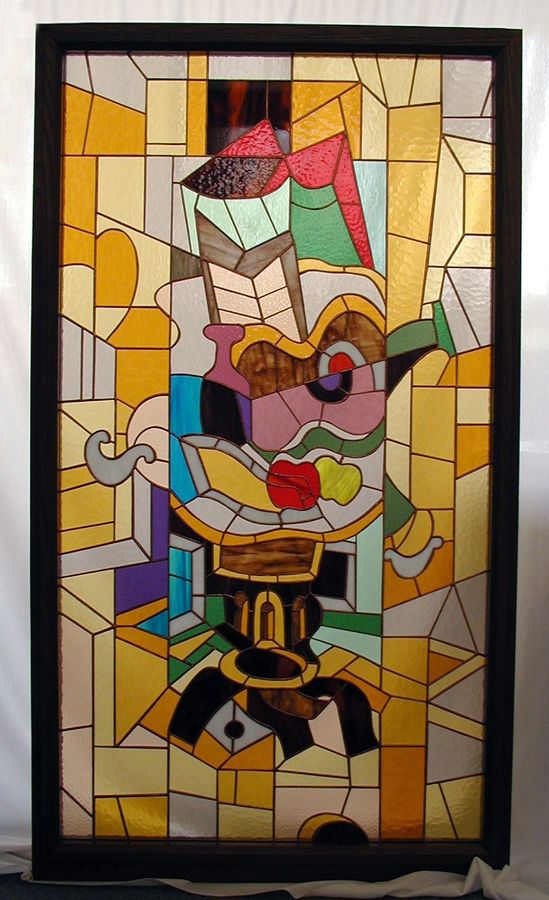 GVM130: Moderní vitráž obraz